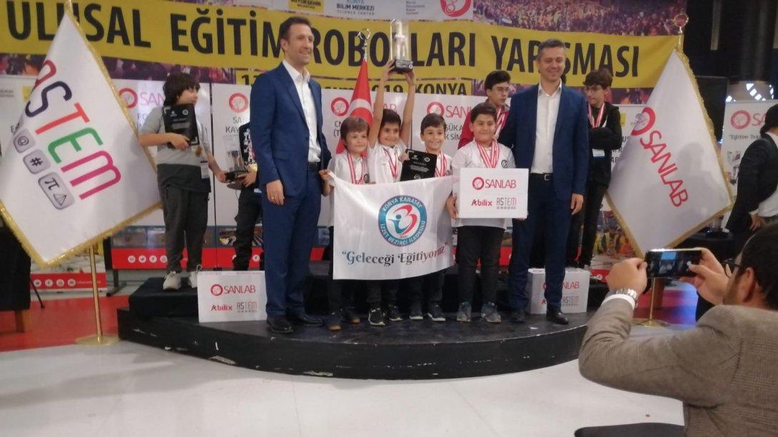Ulusal Eğitim Robotları Yarışmasında Türkiye 2.si Proje İmam Hatip Ortaokulu