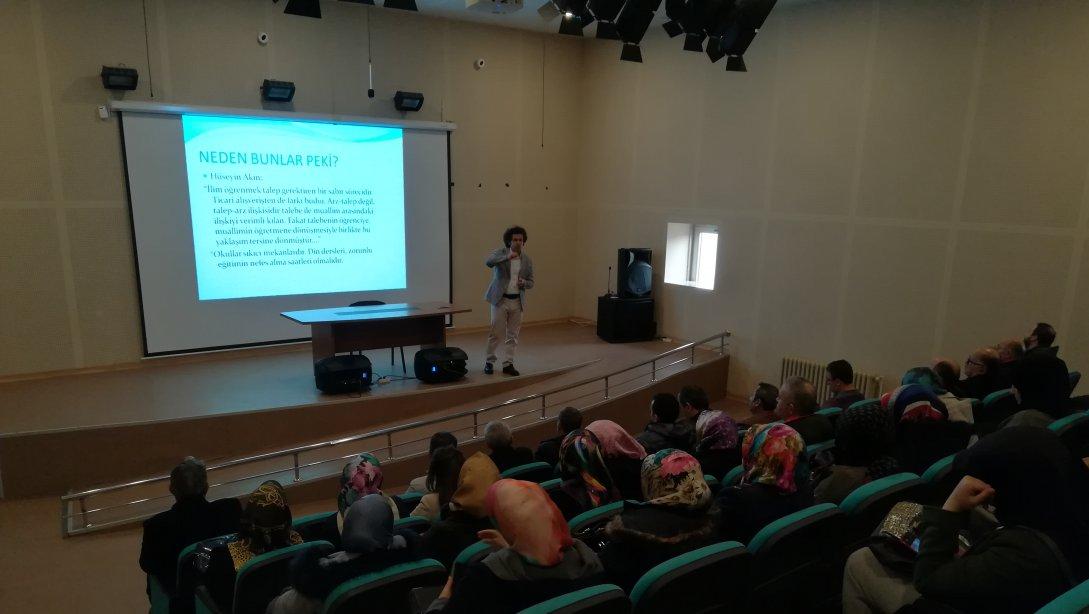  Din Kültürü Ahlak Bilgisi Öğretmenleri Gelişim Planı Kapsamında Seminer Düzenlendi.