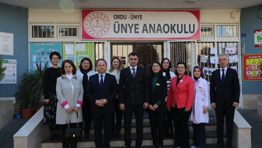Ordu İl Milli Eğitim Müdürümüz Sn Mehmet Fatih VARGELOĞLU İlçemiz Okullarını Ziyaret Etti
