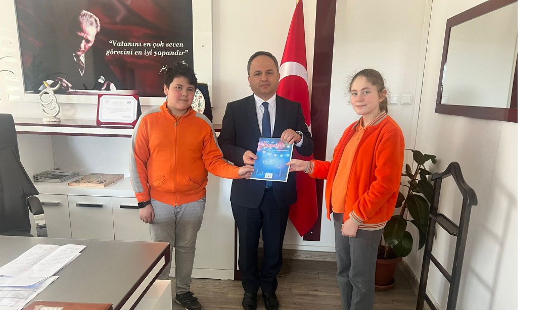 Şehit İsmail Ustaoğlu Ortaokulu Öğrencileri ÇEDES Projesi Kapsamında Ramazan Dergisi Hazırladılar