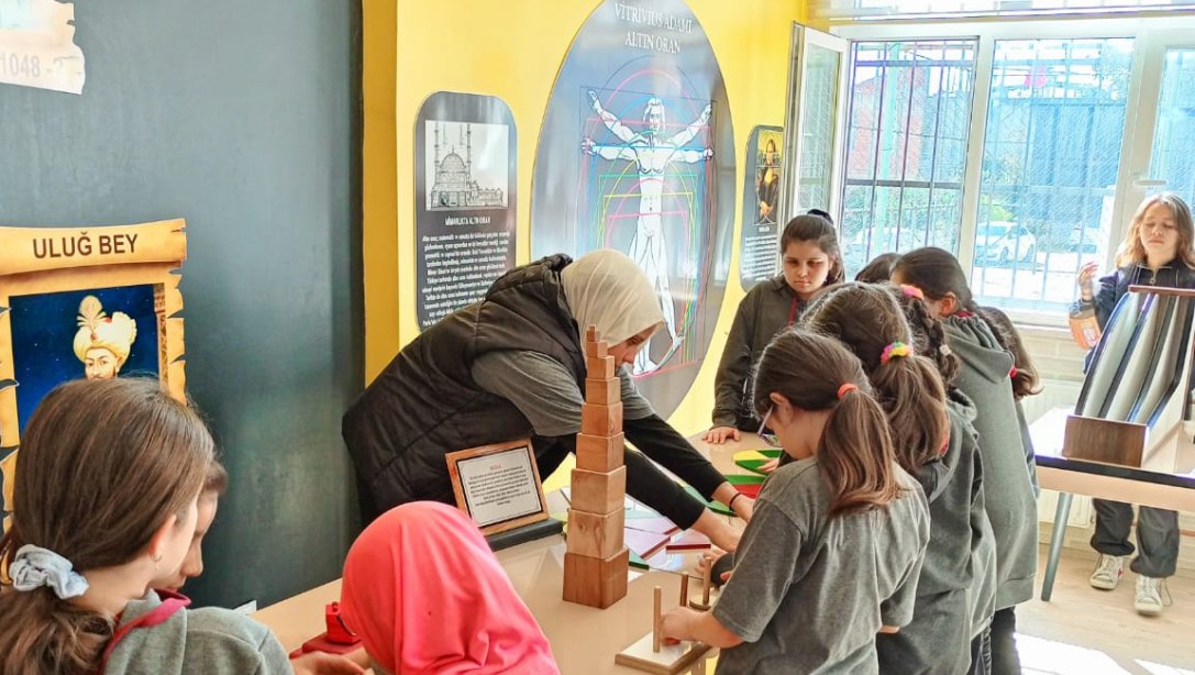 Ünye Anadolu İmam Hatip Lisesi-Ortaokul Öğrencilerimiz, ÜNOFF Matematik Müzemizi Ziyaret Ettiler