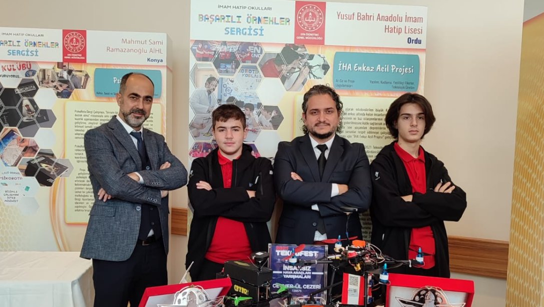 Ünye Yusuf Bahri Fen ve Teknoloji Anadolu İmam Hatip Lisesi Cevherül Cezeri İHA Takımımız 