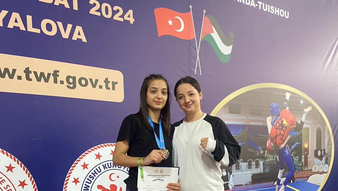 Wushu Kung Fu Türkiye Şampiyonası'nda Adnan Menderes MTAL Öğrencimizden Türkiye 3.lüğü
