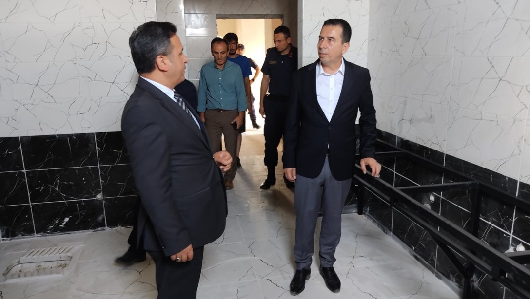 Emine Görgülü Ortaokulu'muzun İnşaatına Ziyaret