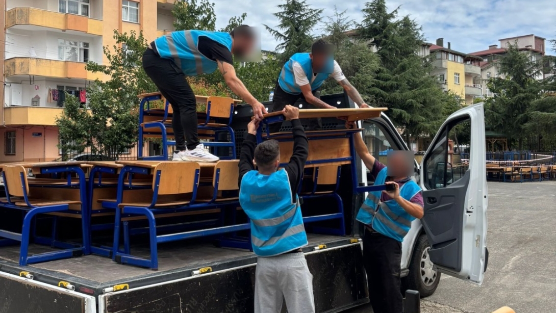 Ünye Denetimli Serbestlik Müdürlüğünden Okullarımıza Destek