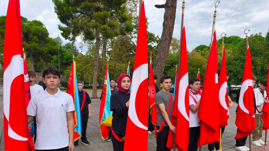 29 Ekim Cumhuriyet Bayramı Çelenk Sunma Töreni Gerçekleştirildi